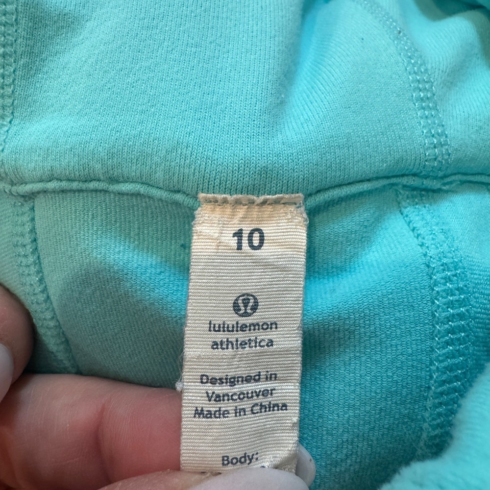 Y2K Lululemon Half Moon Full Zip Hoodie Define Jacket Stripes Athleisure Size 10 - Picture 8 of 8
